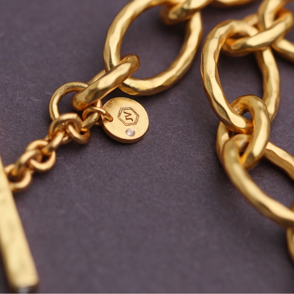 Julie Vos Gold Catalina Demi Link Necklace - Picture 5 of 6